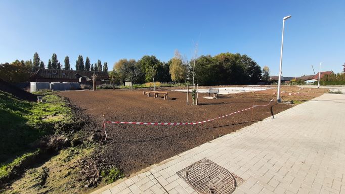 inzaaien speelplein